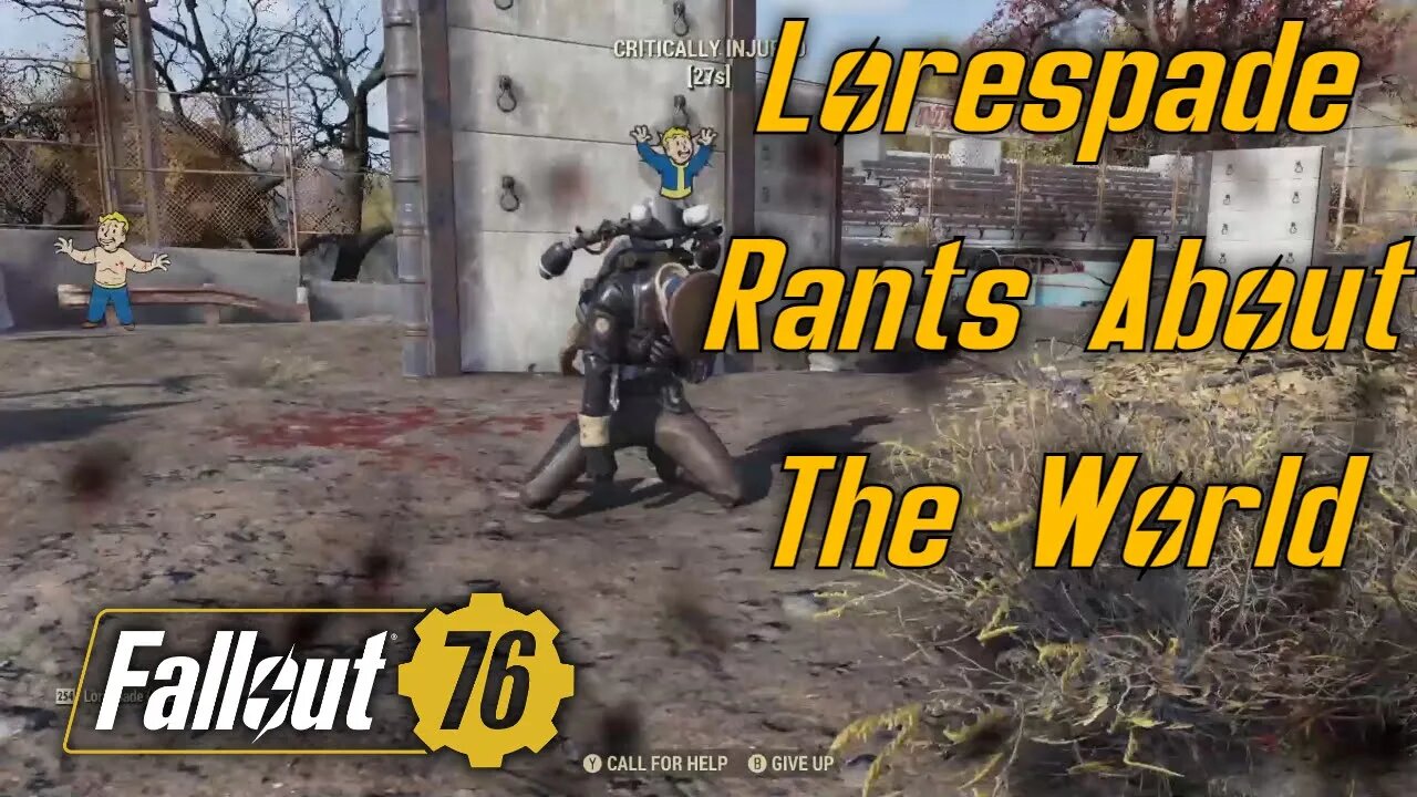 Playing Fallout 76 With A Nice Random Rant About Various Things