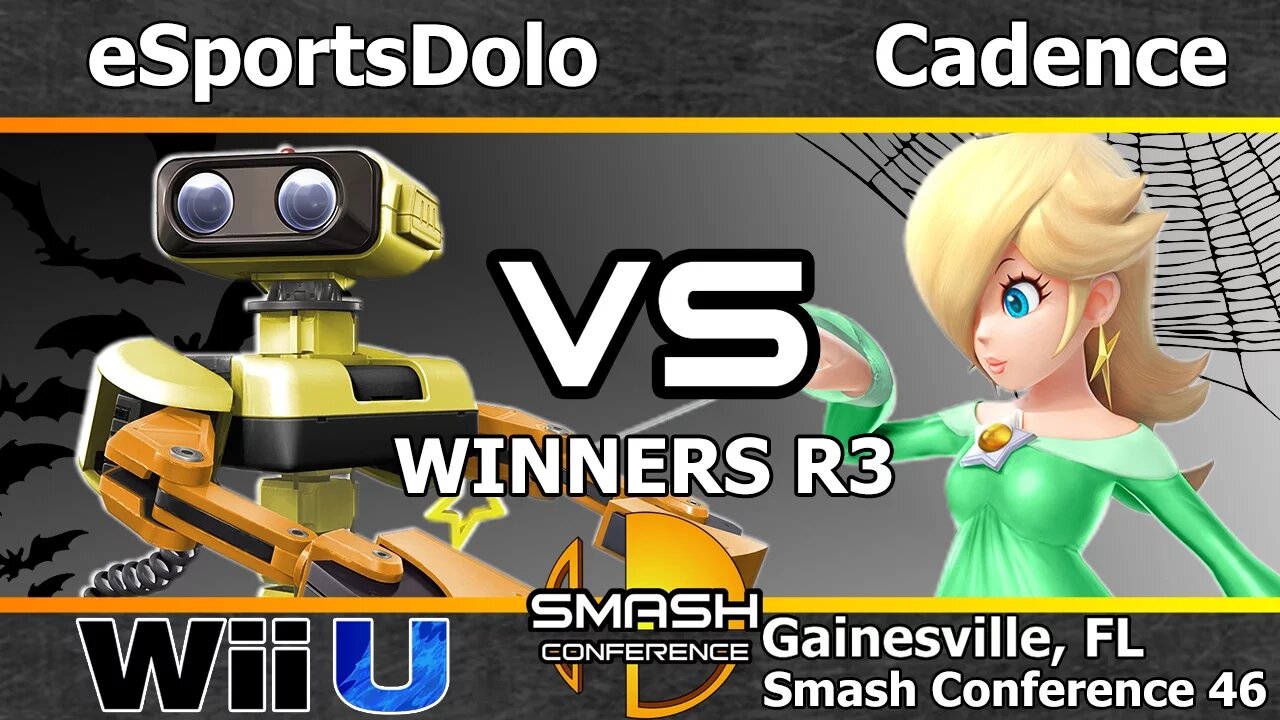eSportsDolo (ROB) vs. Cadence (Rosalina) - SSB4 Winners R3 - SC46