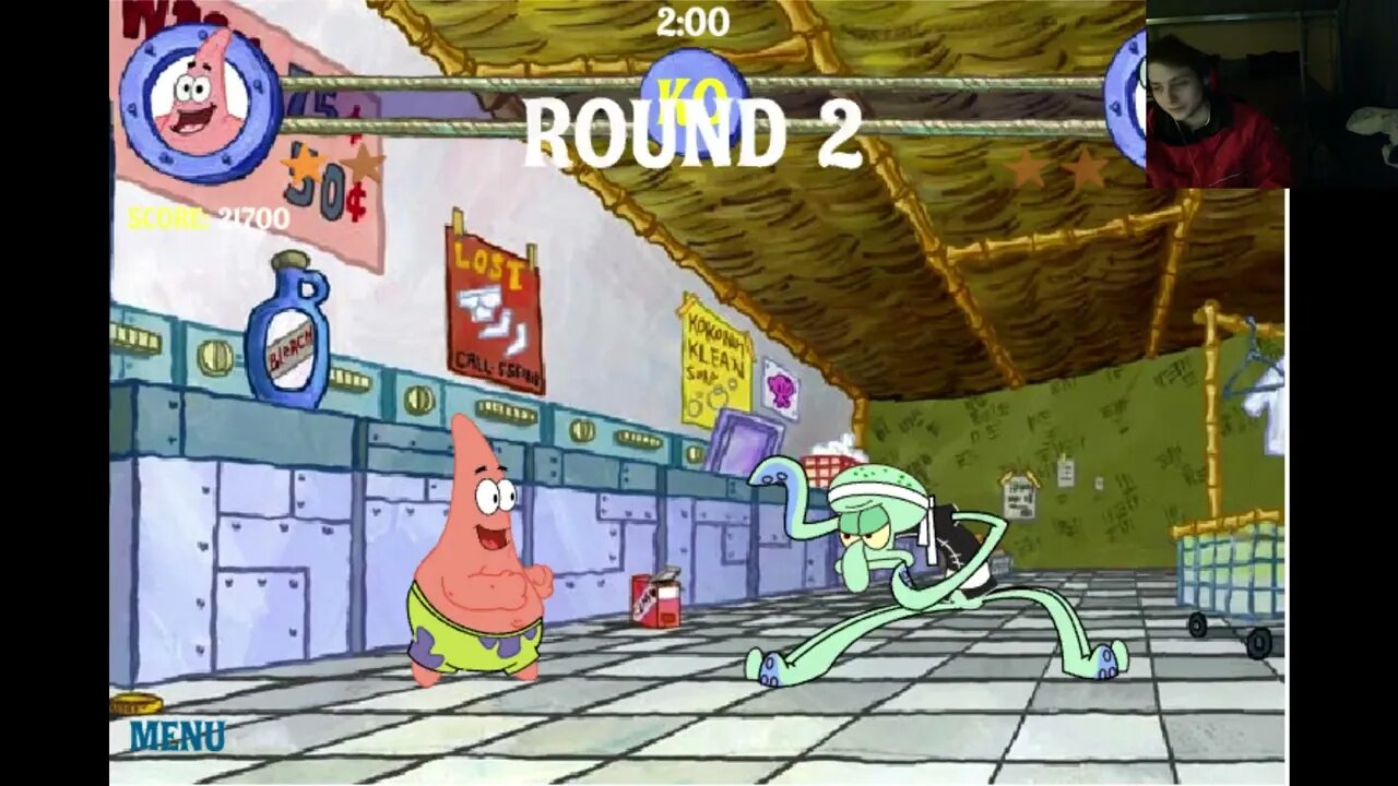 Patrick VS Squidward In A Nickelodeon SpongeBob SquarePants Reef Rumble Battle With Live Commentary