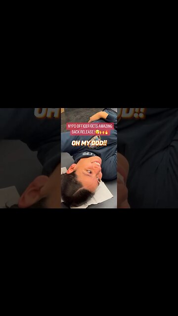 NYPD OFFICER FEELS AMAZING AFTER CHIROPRACTIC BACK RELIEF!🔥🙌😮‍💨