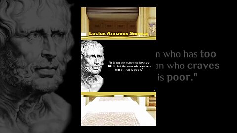 Seneca, He Suffers