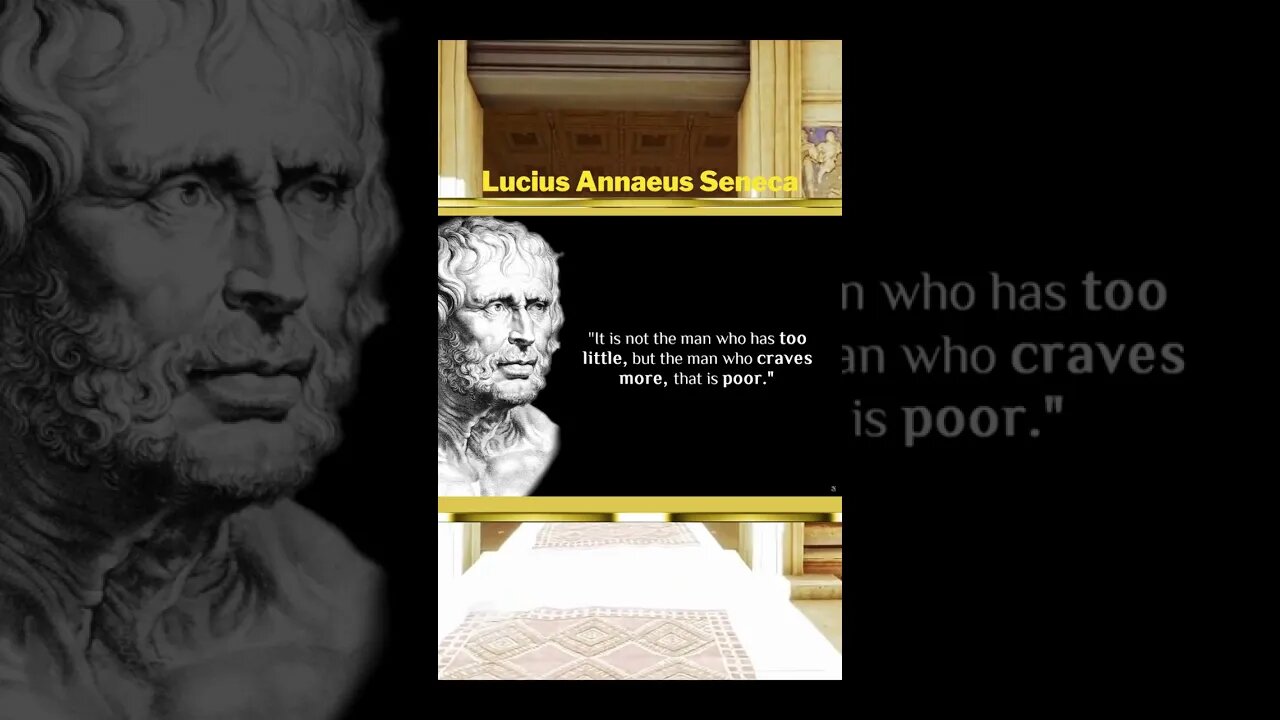 Seneca, He Suffers