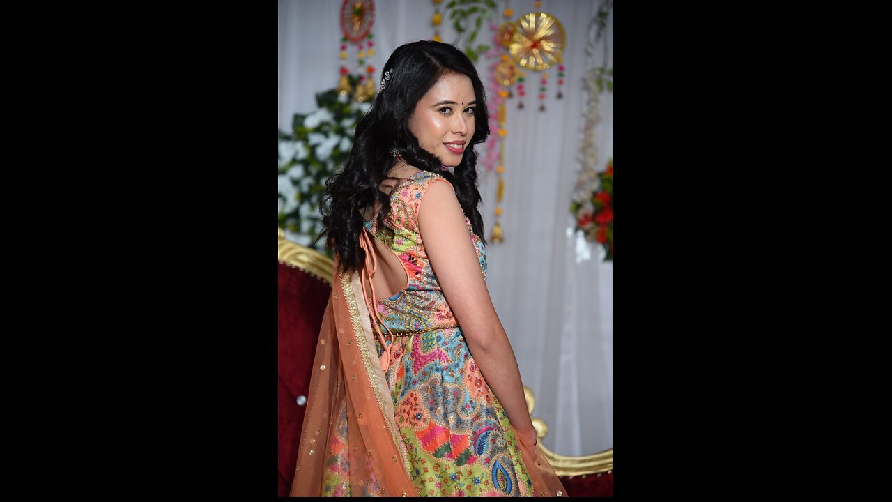 Beautiful girl Wedding Dance