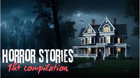 1 Hour of Scary Stories with Rain to Fall Asleep to