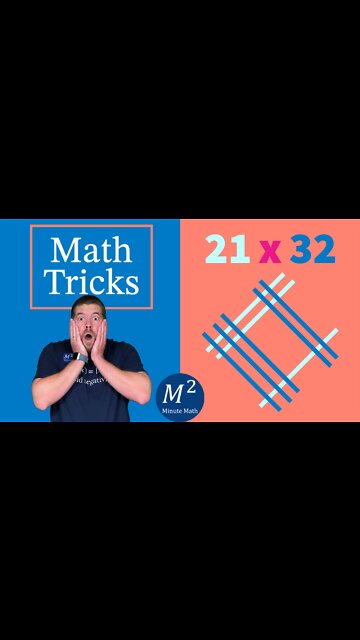 Multiplication with Lines - 21X32 | Minute Math Tricks - Part 17 #shorts