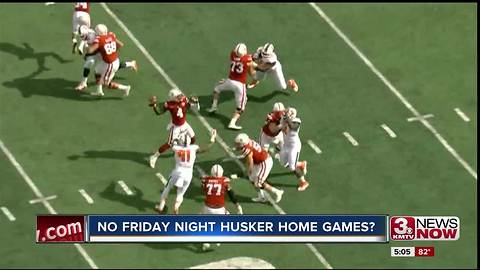 UNL chancellor: Huskers likely won't play any more Friday night games at home