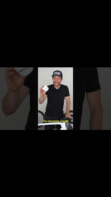 Don't Apply Chamois Cream this Way, PLEASE! #shorts