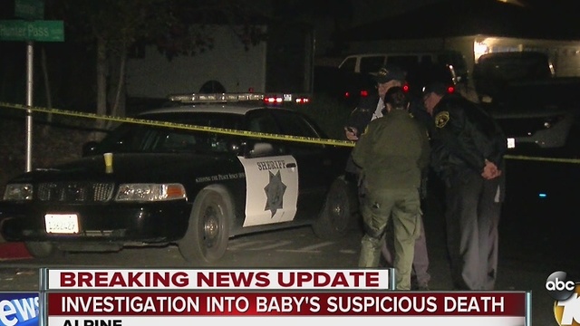 Investigation into baby's suspicious death