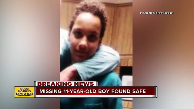 Missing 11-year-old Holiday boy found at friend's house