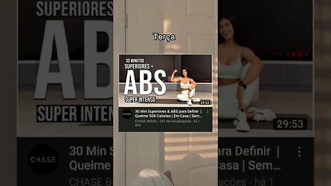 CRONOGRAMA DE TREINOS EM CASA - #Shorts