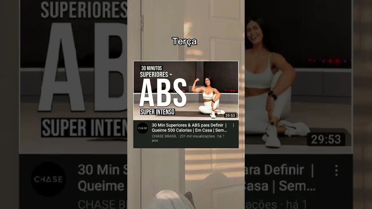CRONOGRAMA DE TREINOS EM CASA - #Shorts