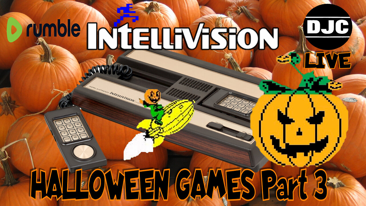 INTELLIVISION HALLOWEEN GAMES -Part 3 LIVE 2:45pm Eastern