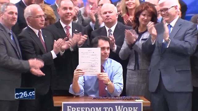 Appeals court upholds Wisconsin's right to work law