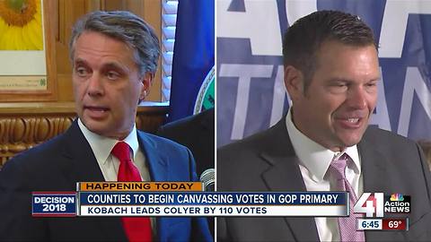 Kansas counties begin canvassing elections Monday