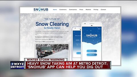 'It’s going to be very busy but I’m ready for it.' Snow removal app expects big business ahead of heavy snowfall