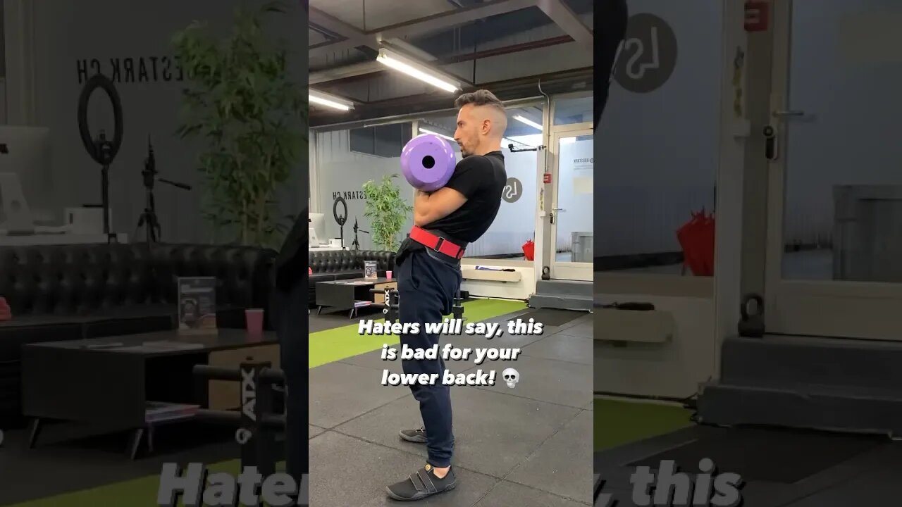 Haters will say, this is bad for your back 💀