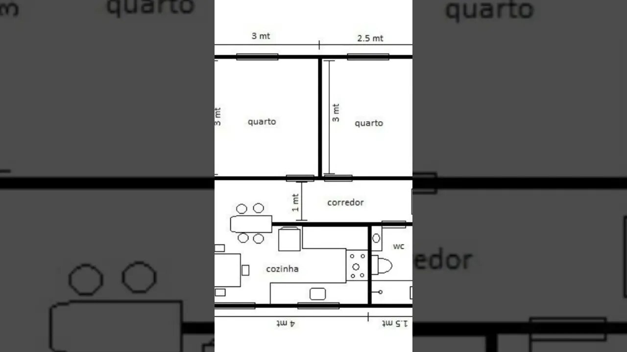 planta baixa inspiração