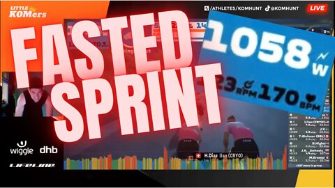 Sprinting on Zwift after Fasting for 21 HOURS! 🥵