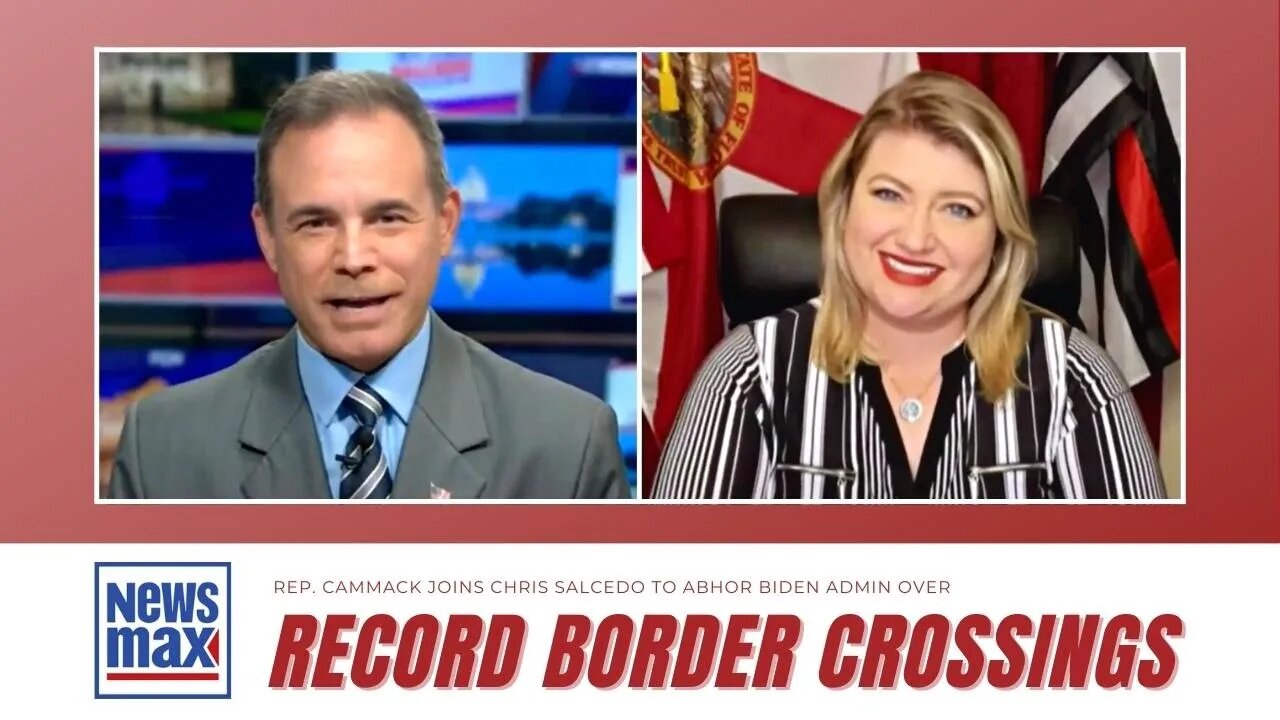 Rep. Cammack Joins Chris Salcedo To Abhor The Biden Admin Over Record Border Crossings In October