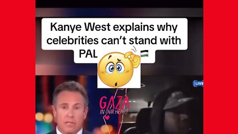 KANYE WEST EXPLAIN WHY CELEBRITIES CANNOT STAND WITH PALESTINE
