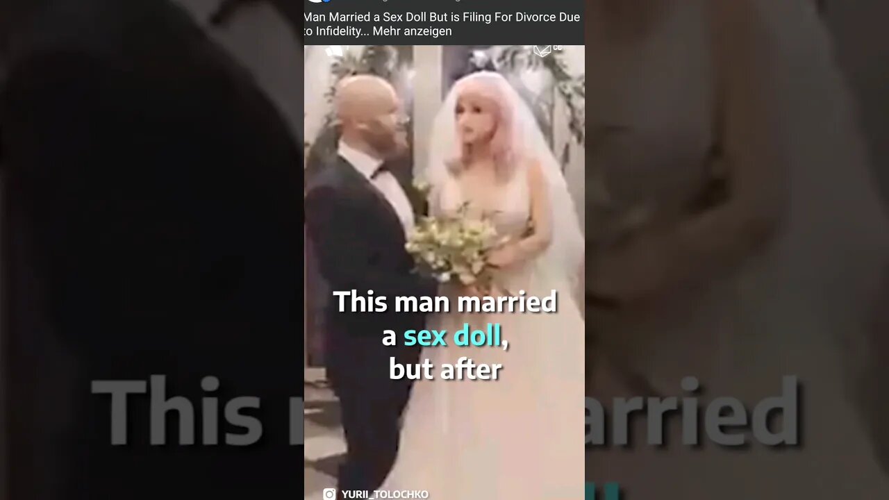 Man married a Doll and divorced!😂 #shorts #dating