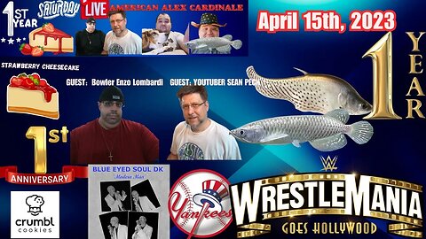1st Year! Saturday LIVE! With American Alex Cardinale