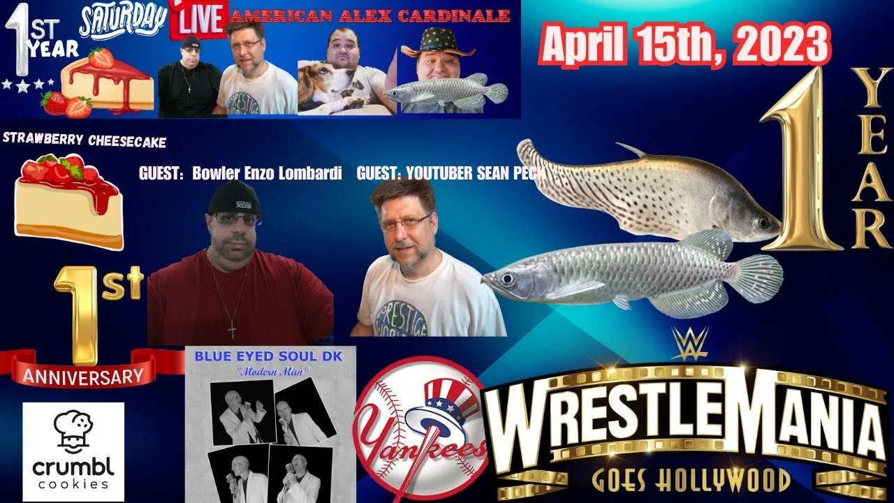 1st Year! Saturday LIVE! With American Alex Cardinale