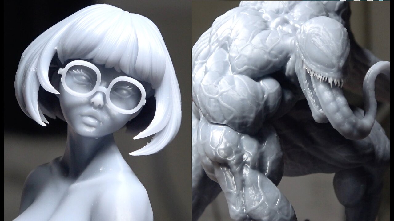 Velma meets Venom (Resin 3D Printed)