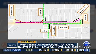 York St Ramp Closure Causes Backups