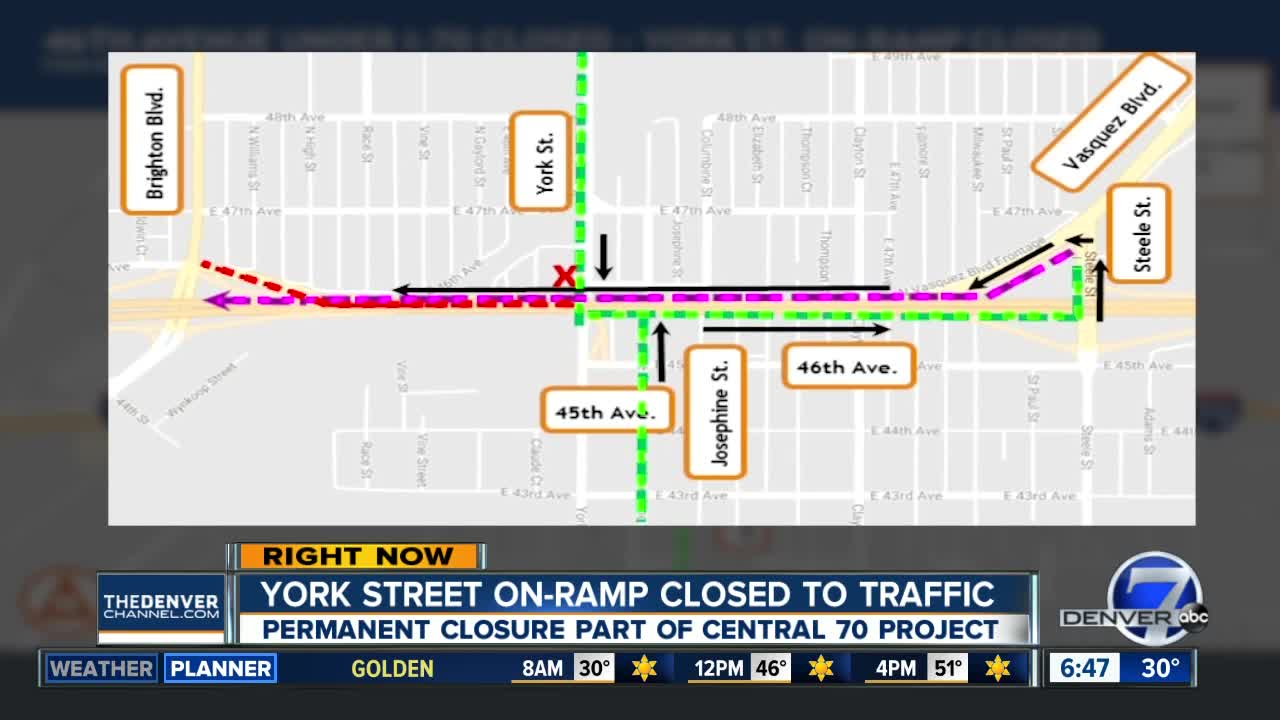 York St Ramp Closure Causes Backups