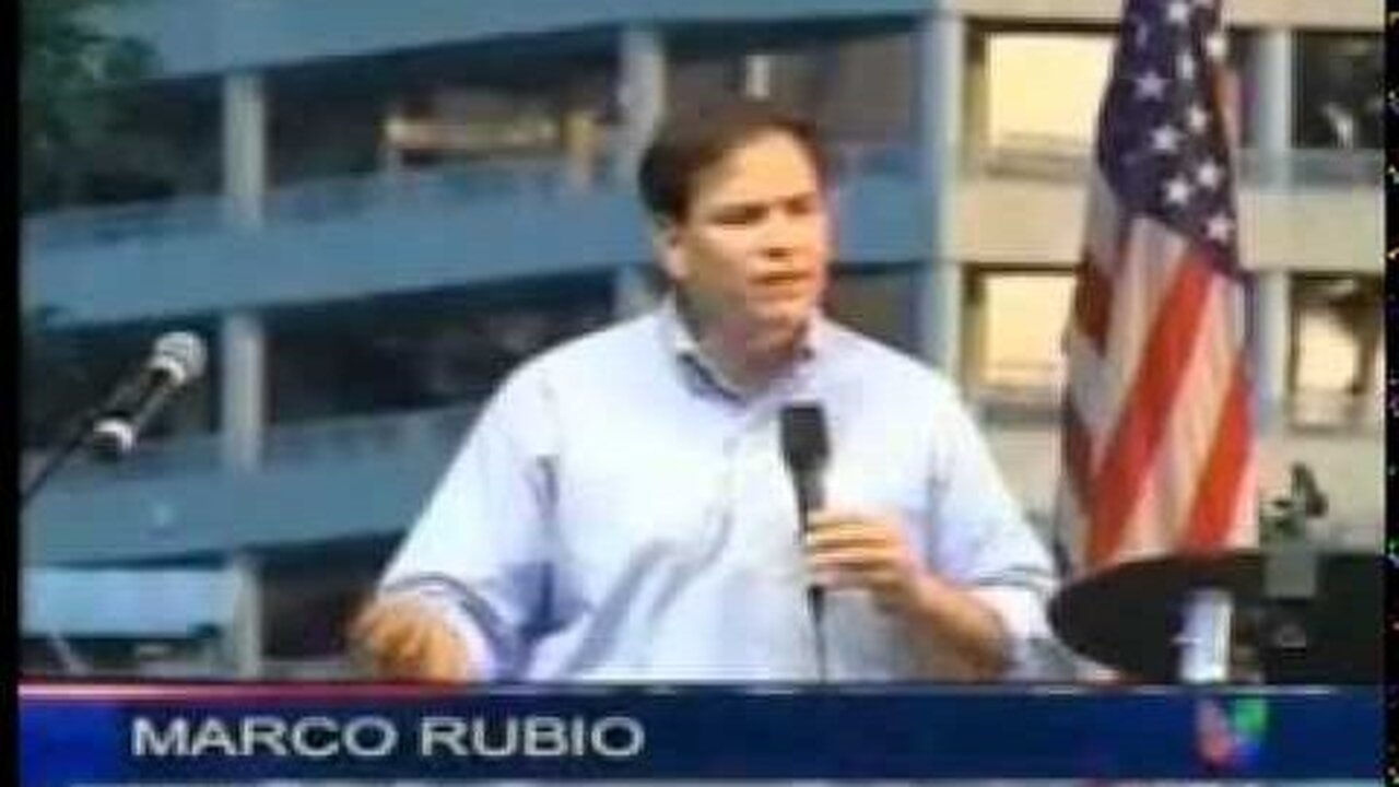 Senator Rubio Talks To Univision At Tea Party
