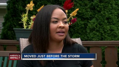 Houston transplant moves to Milwaukee just ahead of Harvey