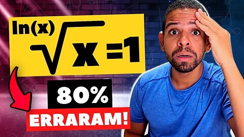 ( RESULTADO INESPERADO) QUAIS OS VALORES DE X | EQUAÇÃO LOGARITMICA | SOSMATH | @Professor Theago