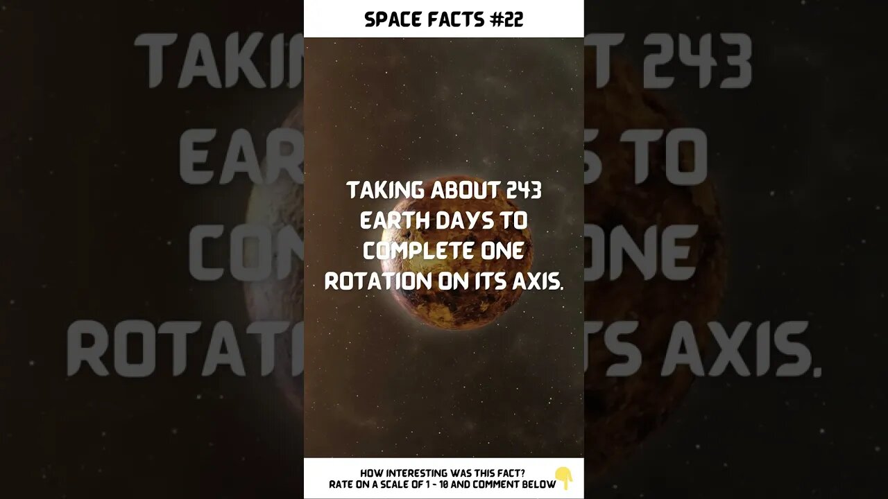 Space Facts: Venus almost tidally locked?🤯🤝 #shorts