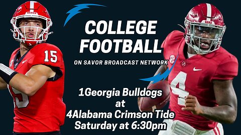 1Georgia at 4Alabama Game Broadcast