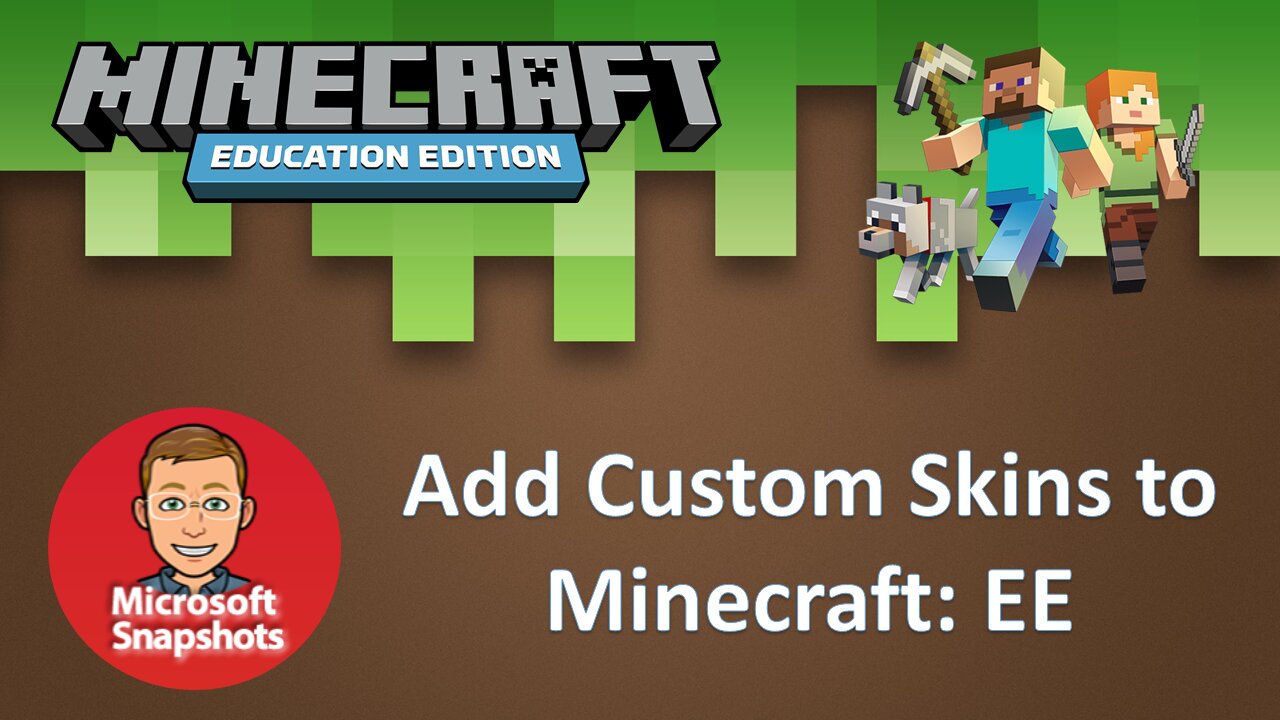 How to add Custom Skins to Minecraft Education Edition