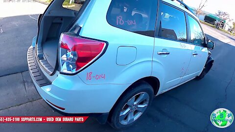 2009 Subaru Forester Parts Car Stock #18-014 White