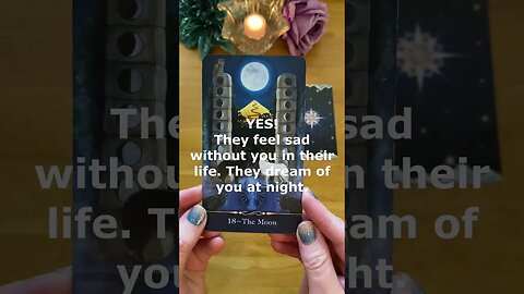 Pick a card Do They Miss You? 🔮 Pick a Card 💜 Love Tarot Reading 💜 #shorts #tarotreading