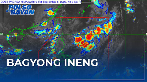 Low pressure area na binabantayan sa PAR, isa nang ganap na bagyo at tatawaging bagyong Ineng