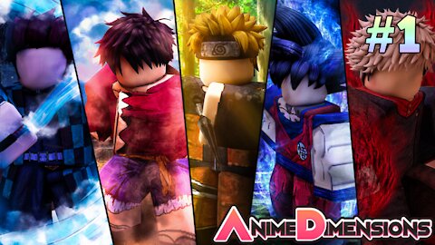 Anime Dimensions Roblox Gameplay #1 - first steps, beating the boss Plated Titan, 22 hit COMBO