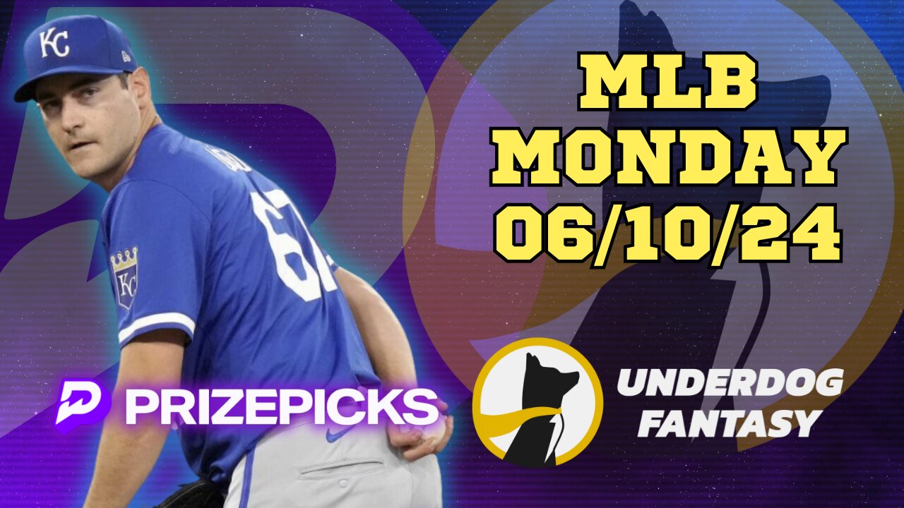 ⚾️ ✅ #PRIZEPICKS | #UNDERDOGFANTASY BEST PICKS FOR #MLB MONDAY | 06/10/24 | #BASEBALL | TODAY
