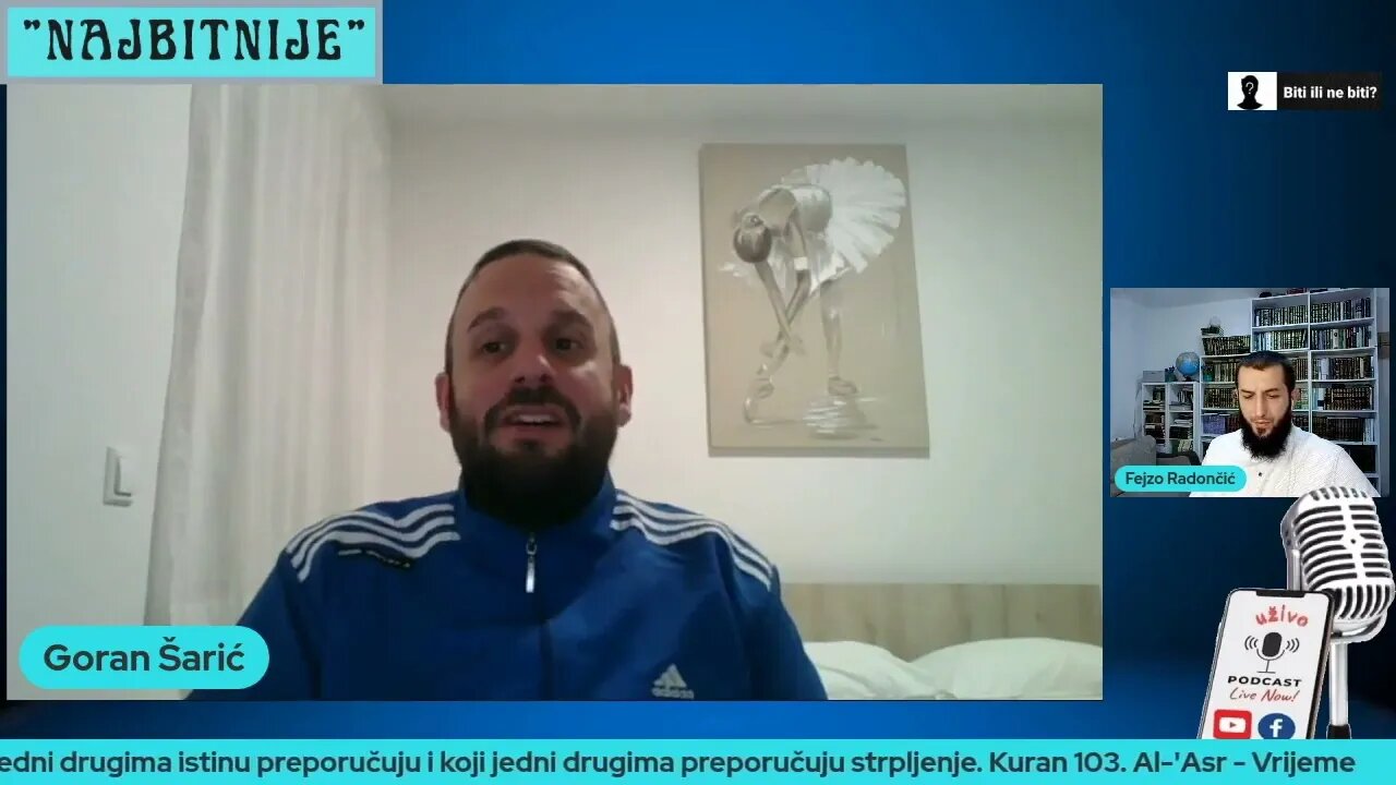 Bolje islam nego sekularizam, braća smo; Goran Šarić