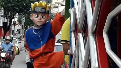 SUPER PULO NINJAS, FOFÃO, NARUTO E BEN10 DANÇANDO NA CARRETA DA ALEGRIA TRIPLO X, LIKE