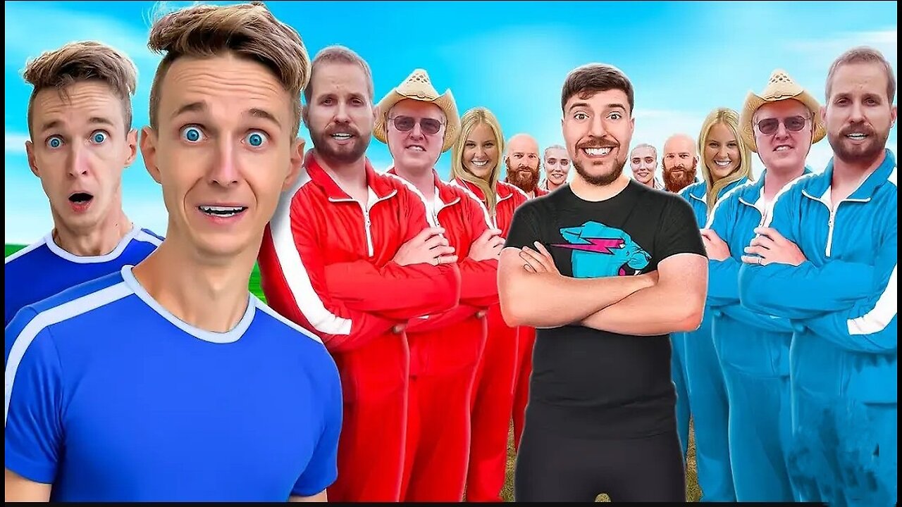 Mrbeast CHALLENGERD US to Meet 100 Sets of Twins