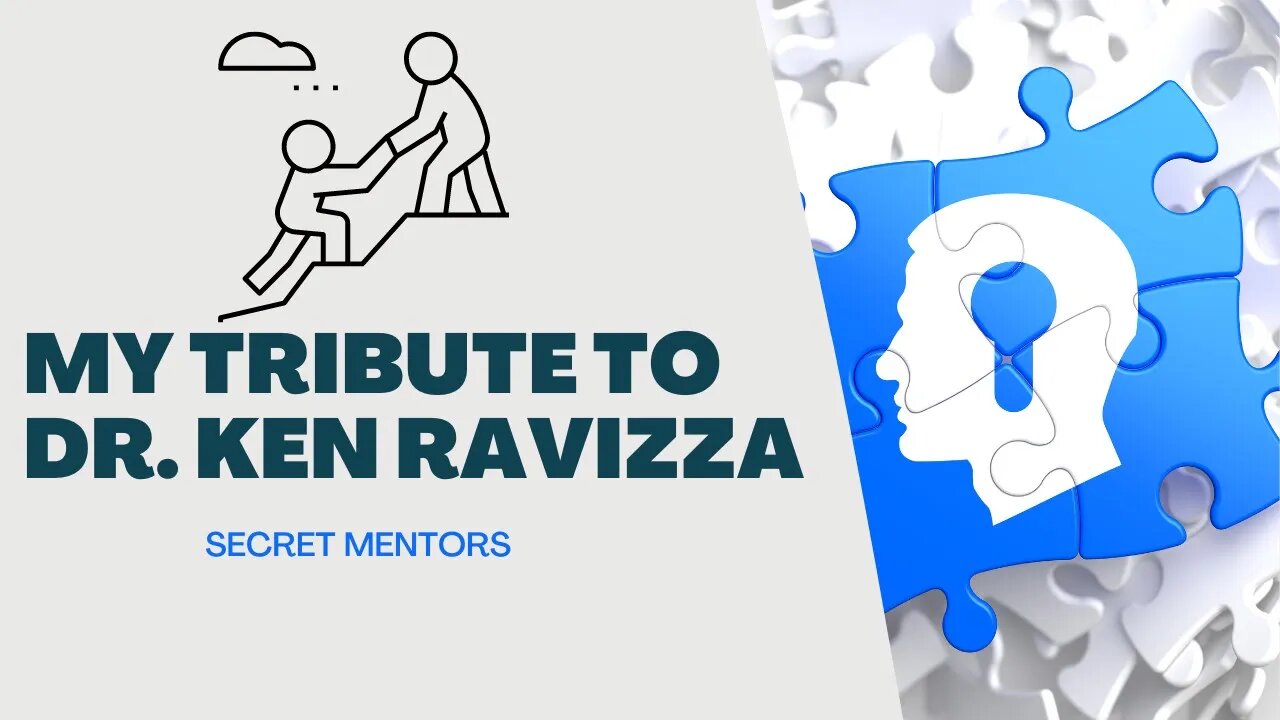 Tribute to Dr. Ken Ravizza, best professor ever!