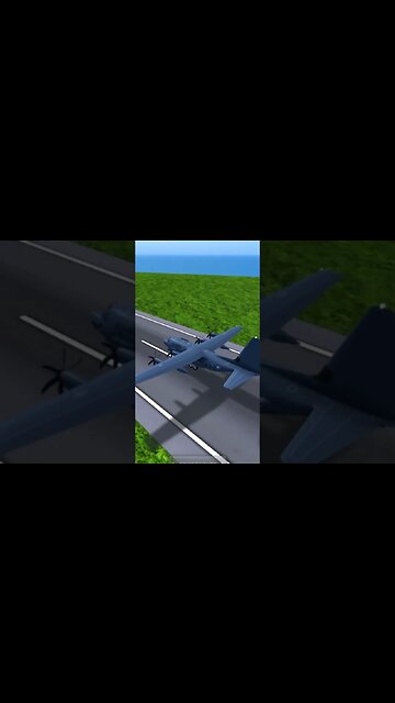 Trying to crash MC-130 into PS-26 | Turboprop Flight Simulator #shorts