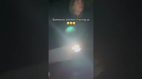 We had to run from something inside a bando