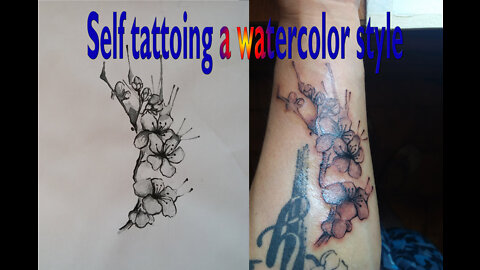 how to self tattooing from start to finish