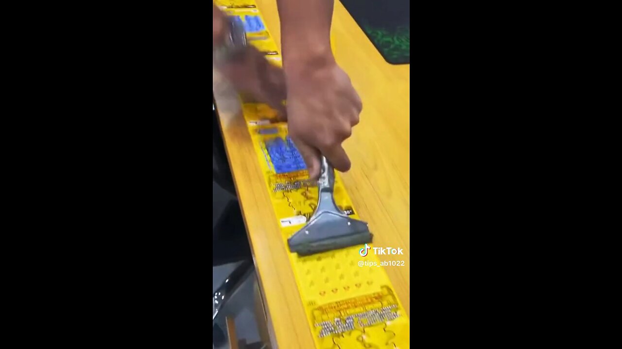 Lottery scratch satisfying video