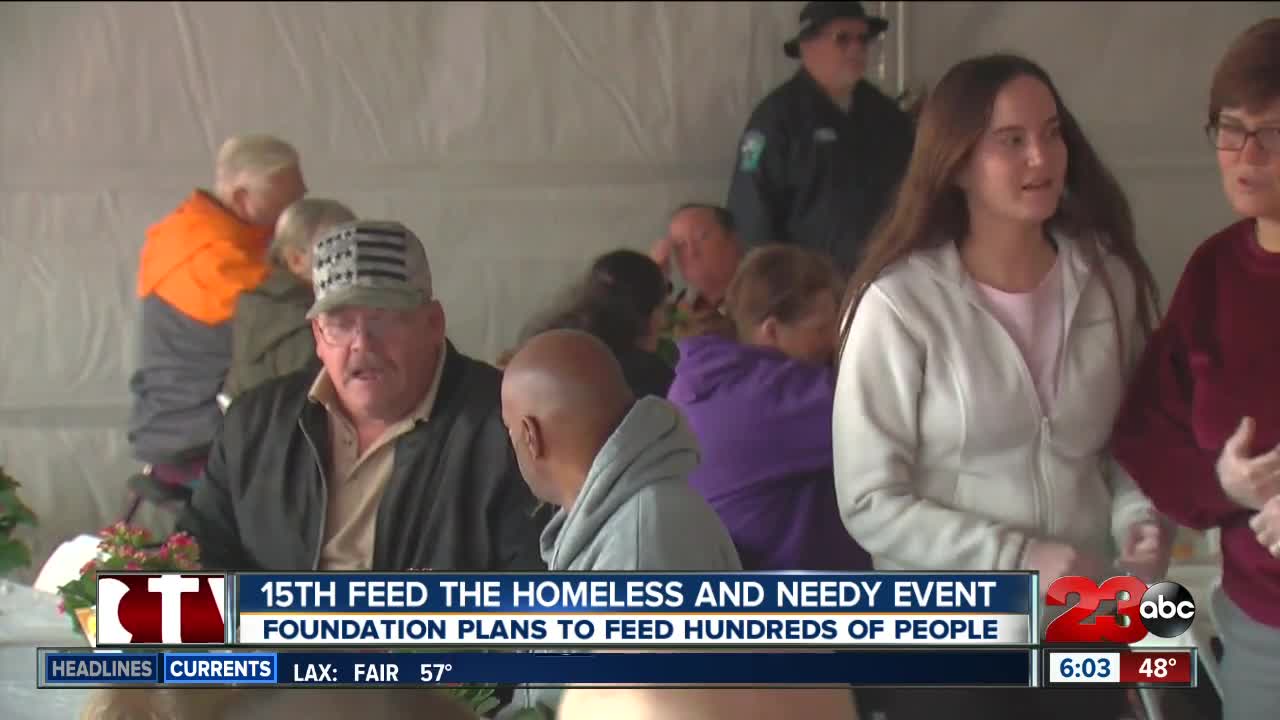 15th annual Feed the Homeless and Needy event